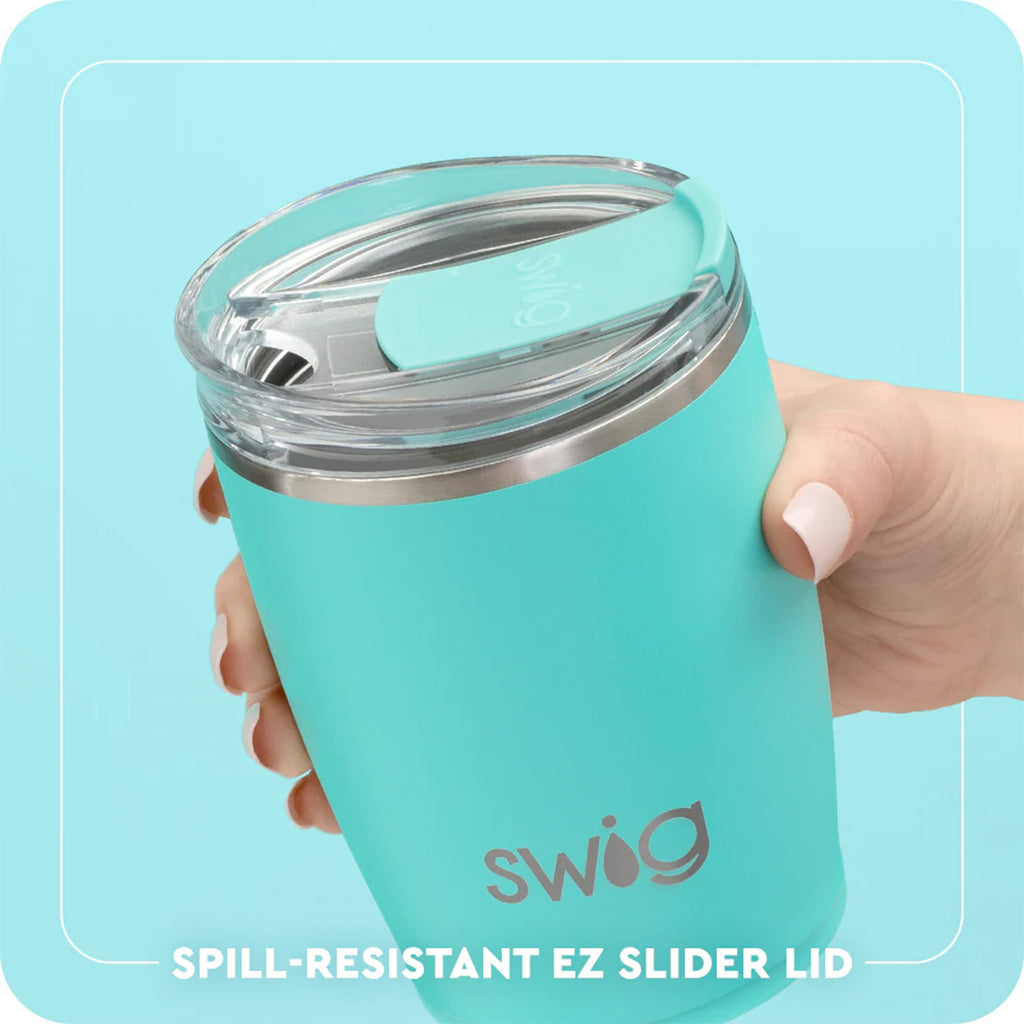Swig Saturdays in Tallahassee Design 12oz Stainless Steel Tumbler - White