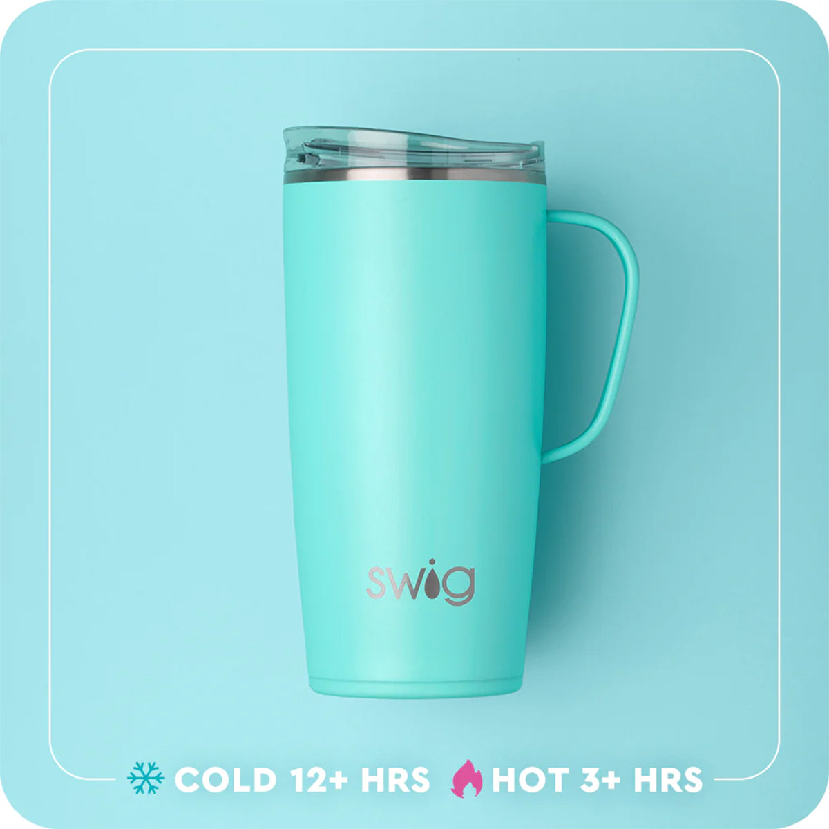 Swig Saturdays in Tallahassee Design 22oz Stainless Steel Travel Mug - White