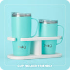 Swig Saturdays in Tallahassee Design 22oz Stainless Steel Travel Mug - White