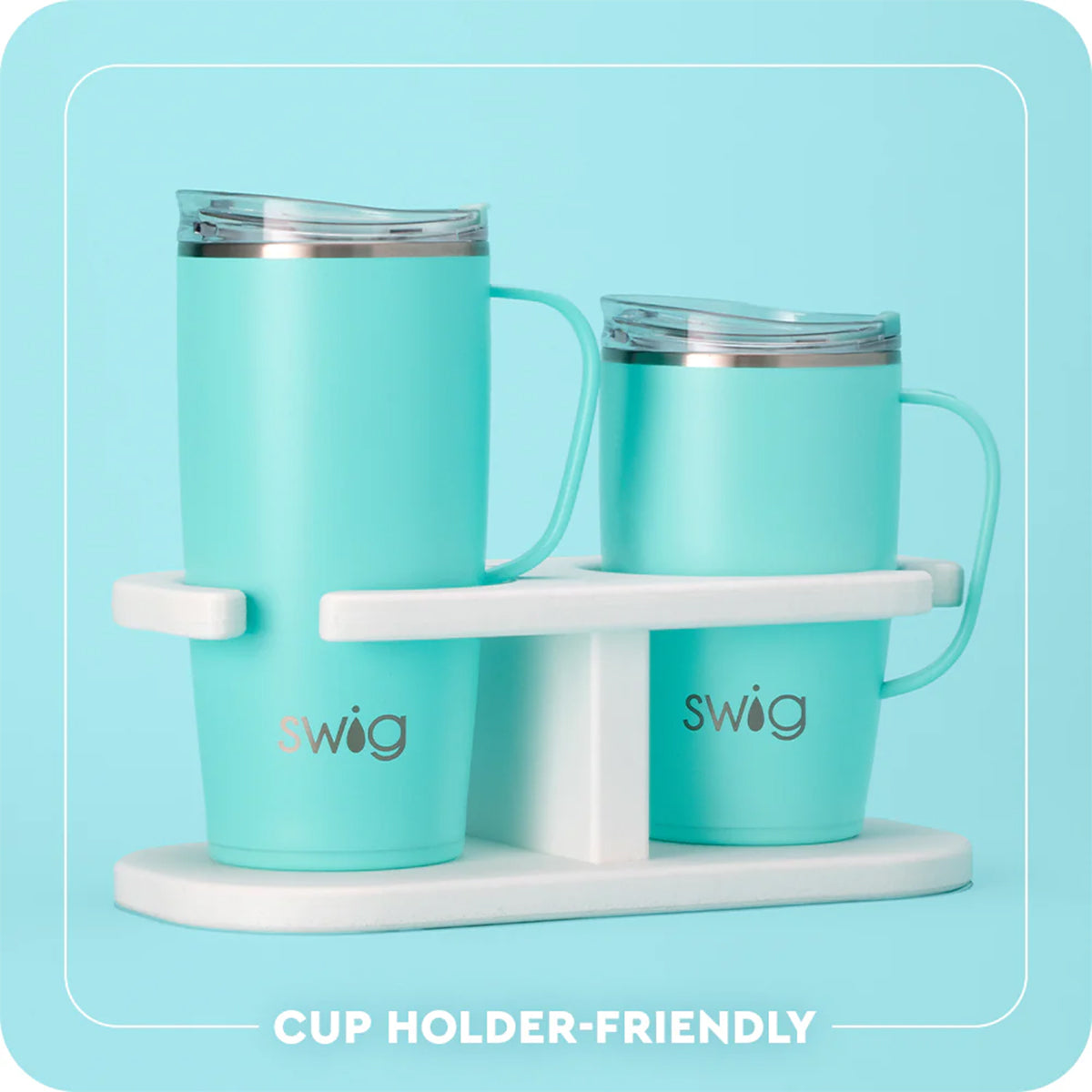 Swig Saturdays in Tallahassee Design 22oz Stainless Steel Travel Mug - White