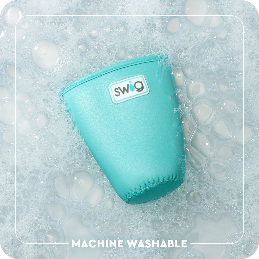 Swig Saturdays in Tallahassee Design Medium Iced Cup Coolie - White