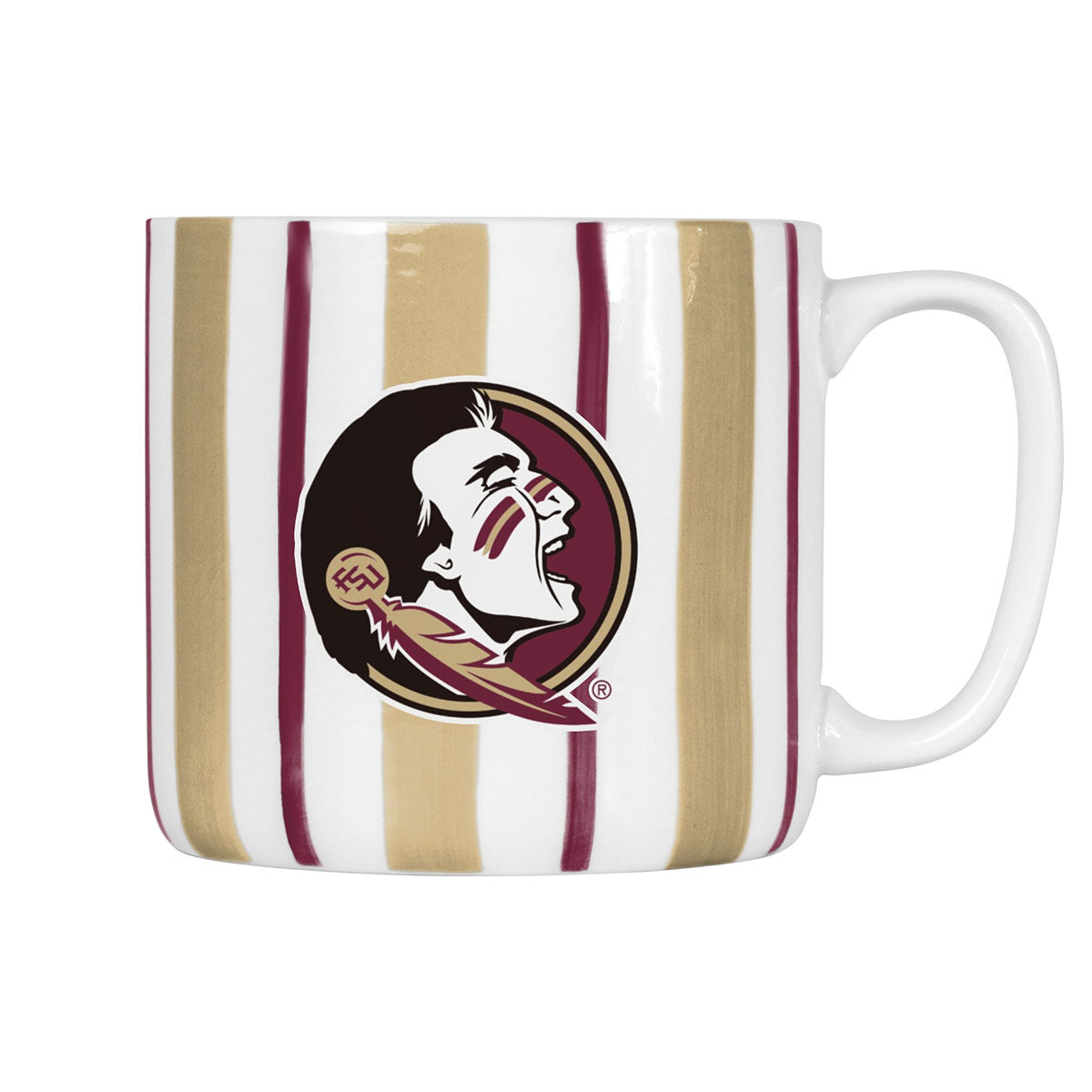 Logo Brands Seminole Logo 16oz Stripe Mug
