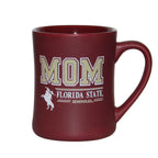 RFSJ Mom/Florida State Seminoles/Unconquered Silhouette Design 16oz Mug - Garnet