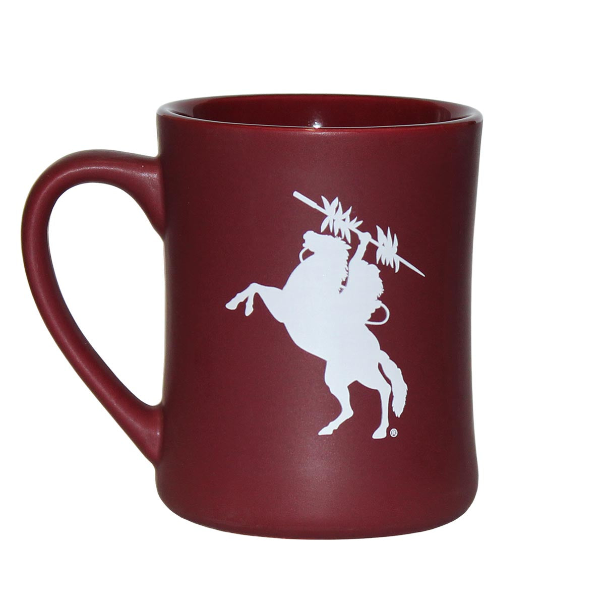 RFSJ Mom/Florida State Seminoles/Unconquered Silhouette Design 16oz Mug - Garnet