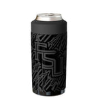 Frostbuddy Tonal Stacked FSU Arrowhead Design Universal Can Cooler - Black