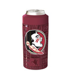 Frostbuddy Seminole Logo Design Universal Can Cooler - Garnet