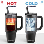 Frostbuddy Seminole Logo Design 40oz Insulated Tumbler - Garnet/Gold