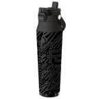 Frostbuddy Tonal Stacked FSU Arrowhead Design 32oz Insulated Water Bottle - Black