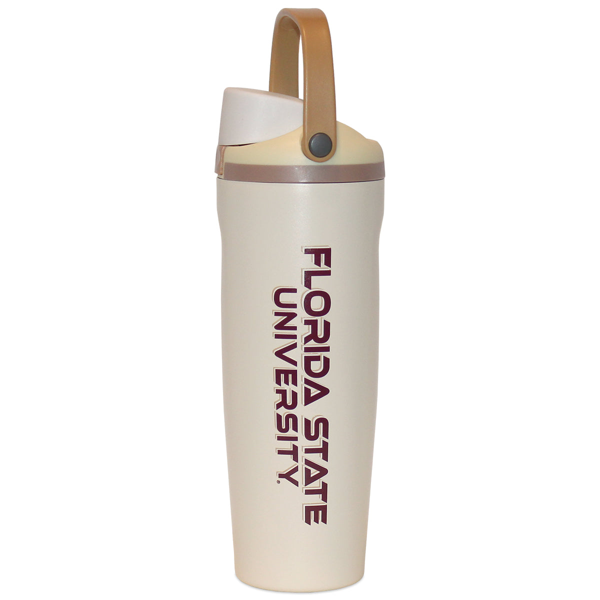 Florida State University 30oz Double Wall Stainless Steel Thermal Bottle - Vanilla