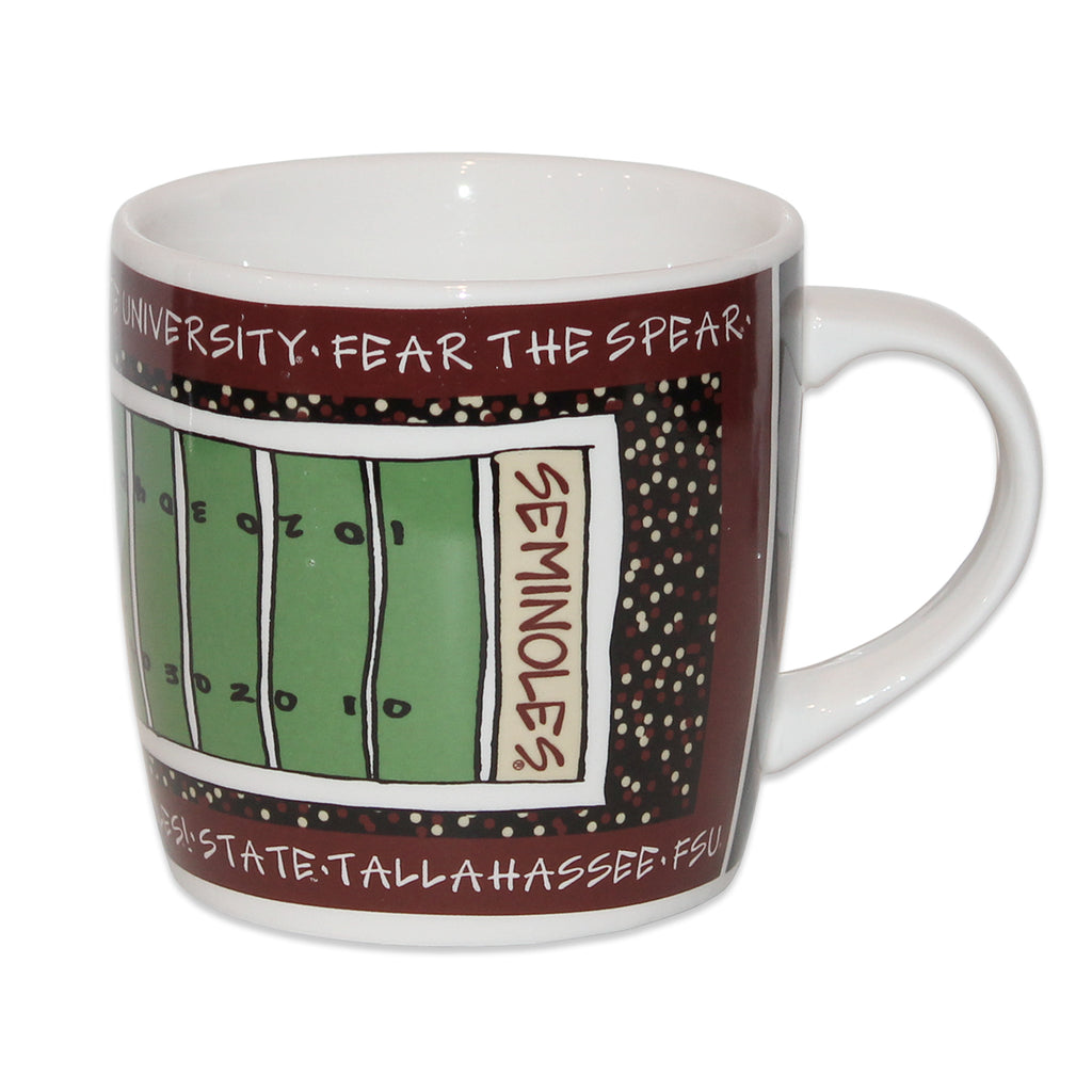 Magnolia Lane Florida State University Stadium Design 18oz Ceramic Mug