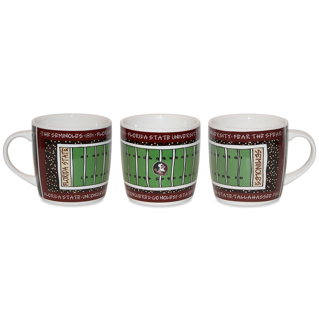 Magnolia Lane Florida State University Stadium Design 18oz Ceramic Mug
