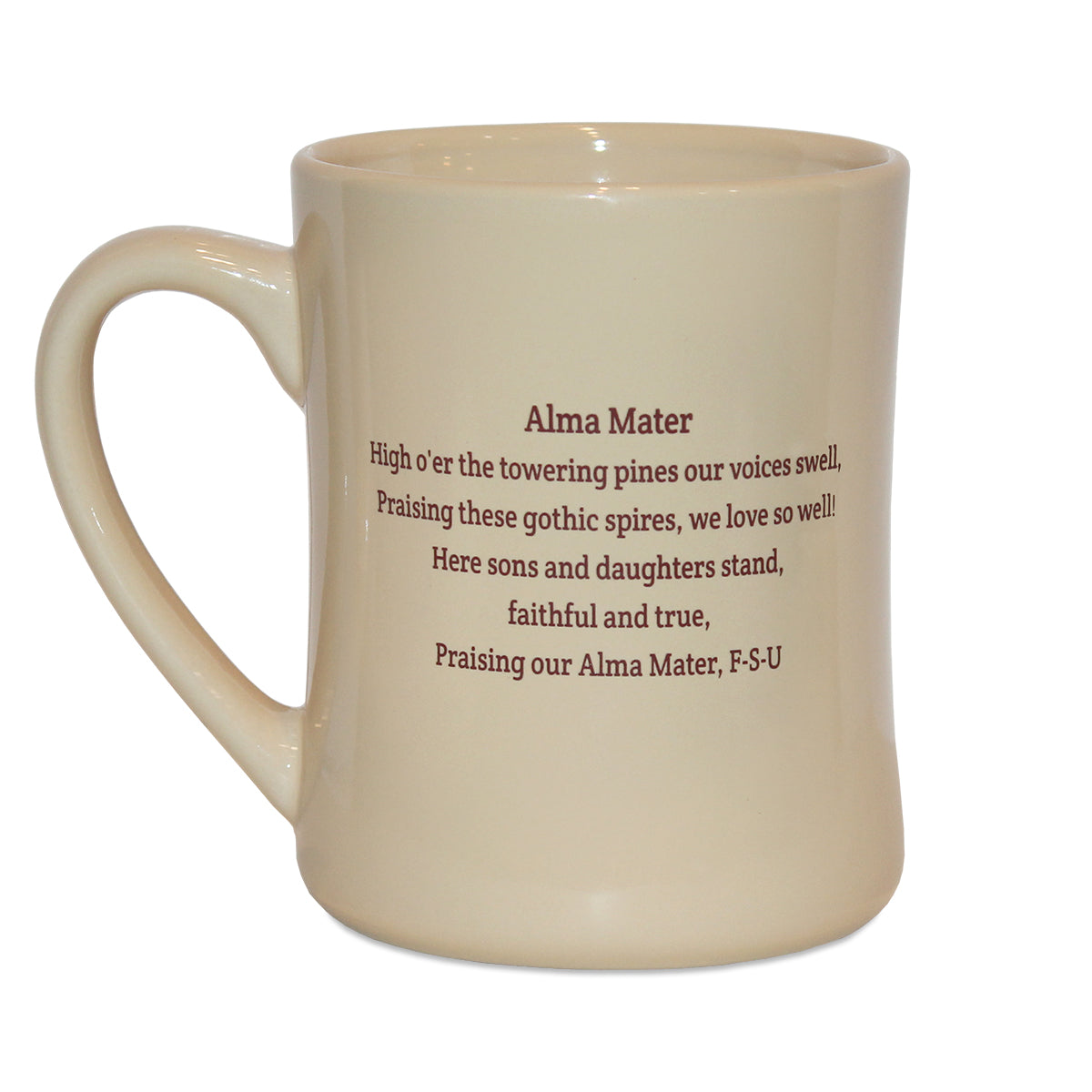 RFSJ Westcott Building Florida State University 16oz Ceramic Mug - Natural