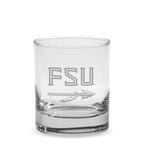 RFSJ Etched FSU Spear Decanter Set Gift Box