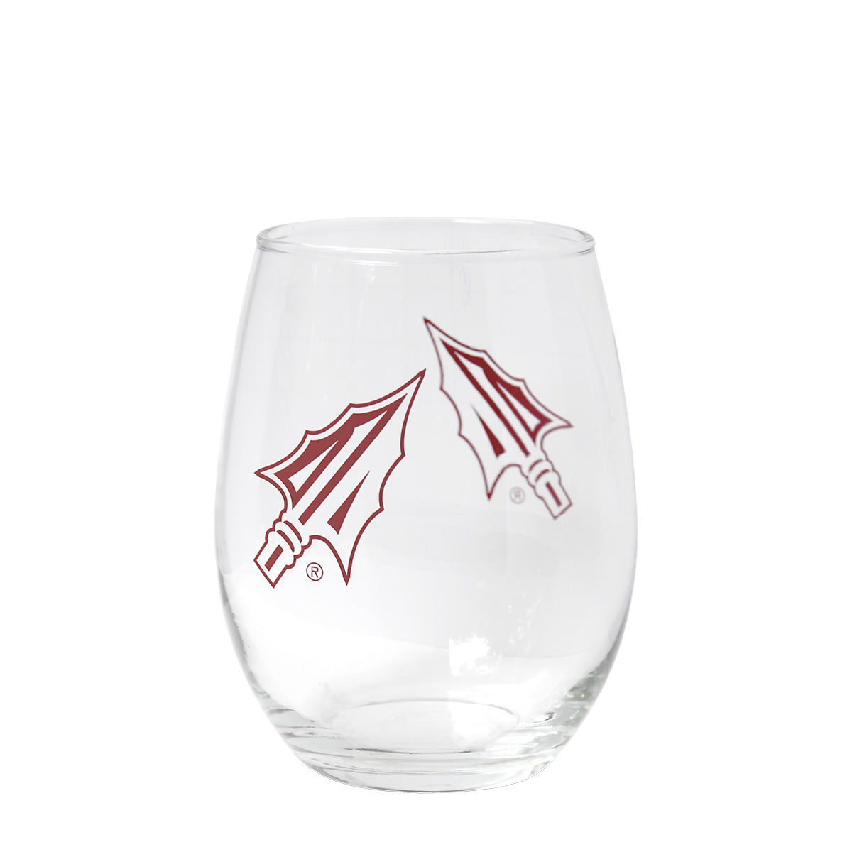 Spirit Products Arrowhead Logo 15oz Stemless Wine Glass