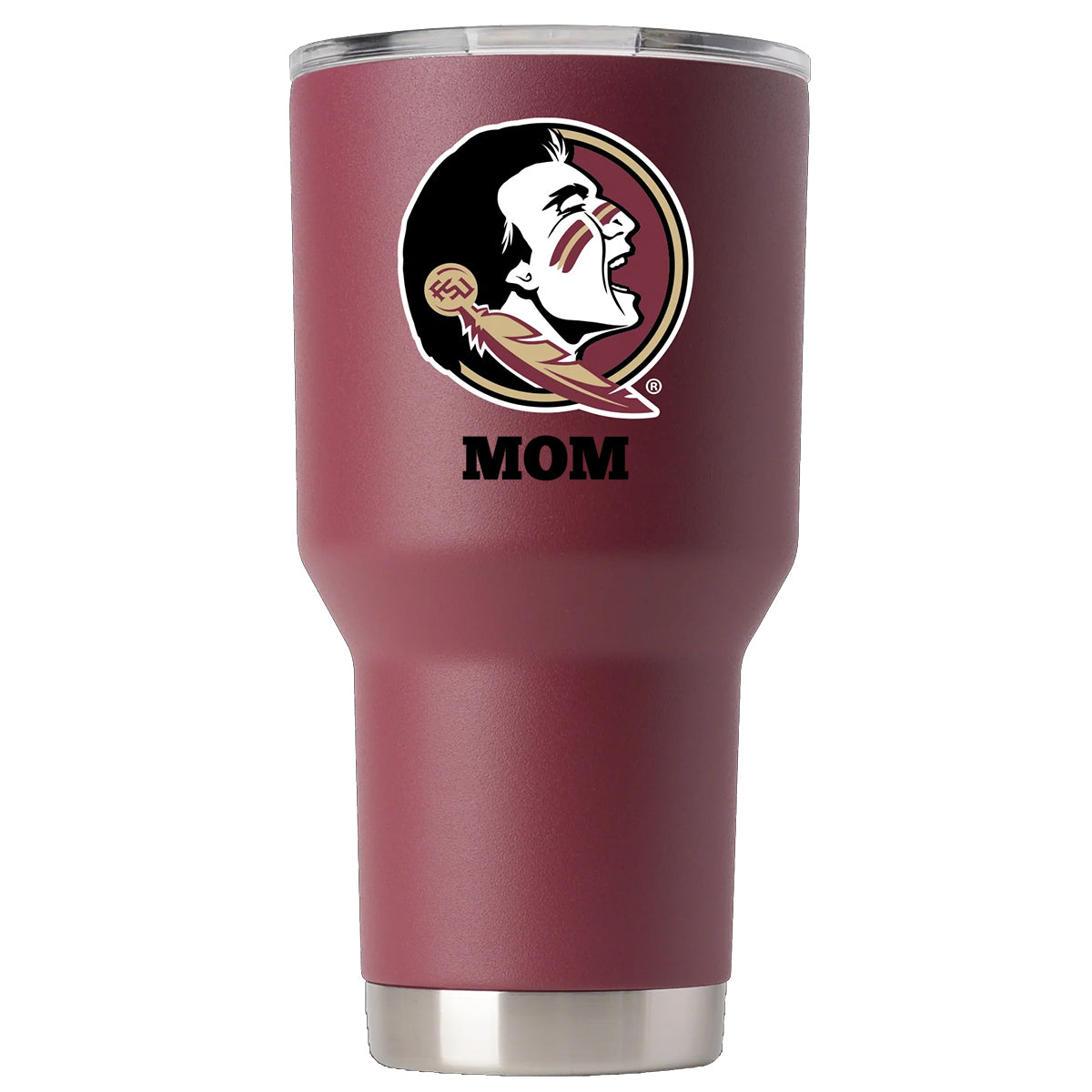 GameTime Sidekicks Seminole Mom 30oz Powder Coated Insulated Tumbler - Garnet