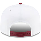 New Era Seminole Logo/Seminoles 9Fifty Flat Bill Snapback Cap - White