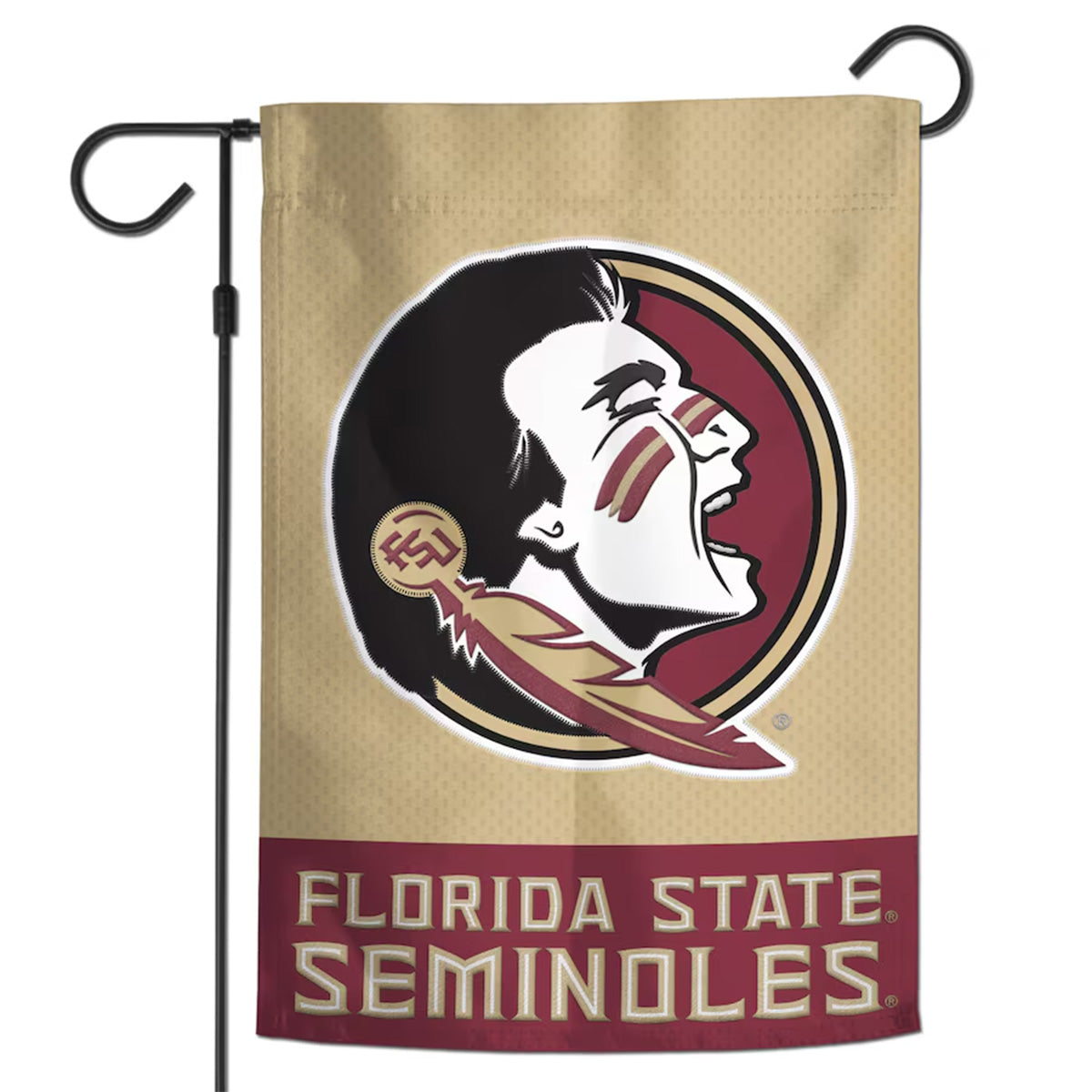 Wincraft Seminole Logo/Florida State Seminoles 12.5 x 18 2-Sided Garden Flag - Gold/Garnet