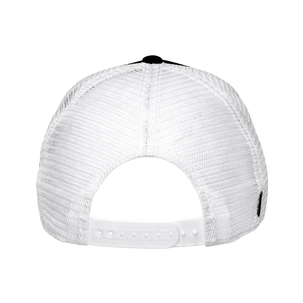 Legacy  Mike Martin Logo Adjustable Mid-Profile Trucker Cap - Black/White
