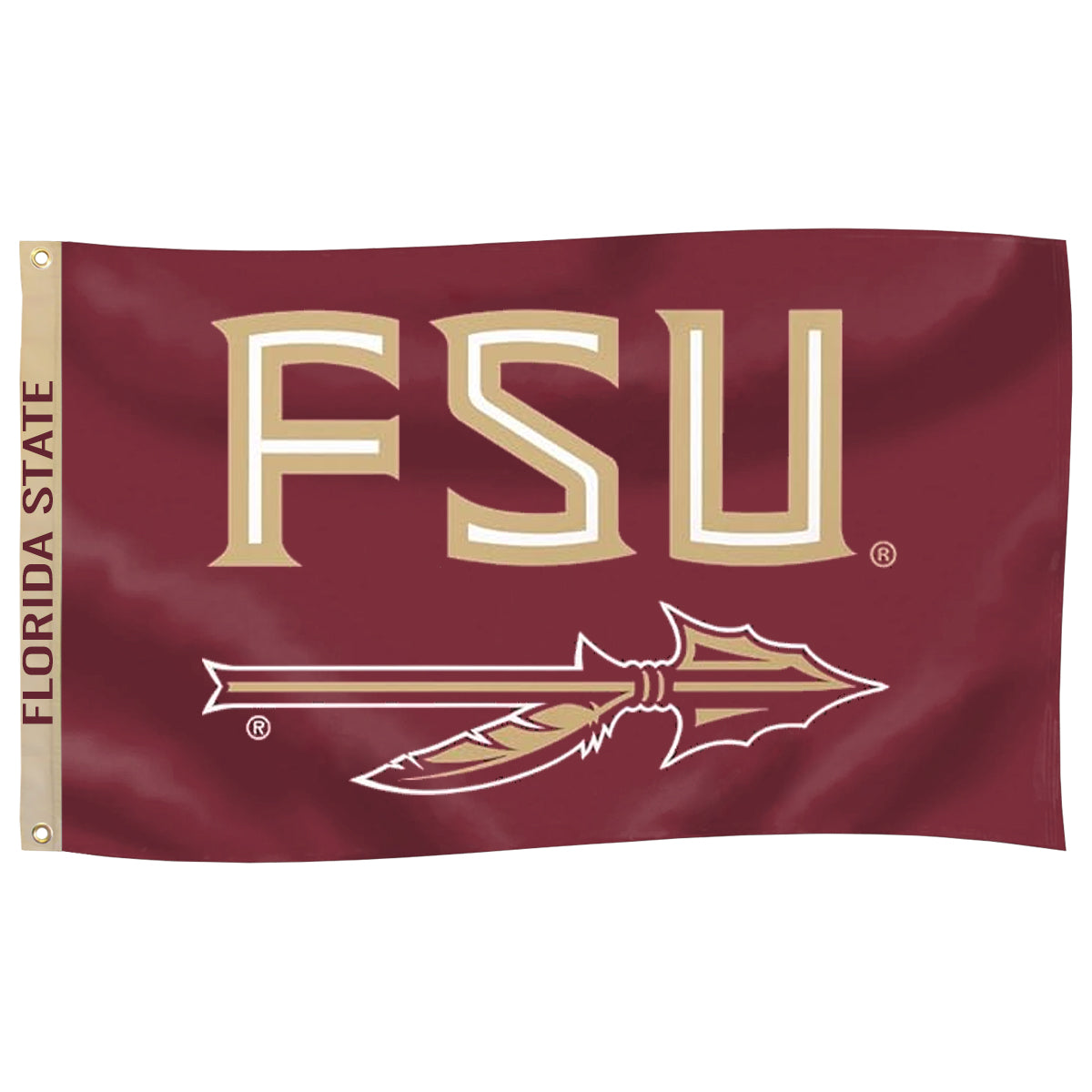 University Blanket & Flag FSU Spear Design 3x5 Flag - Garnet