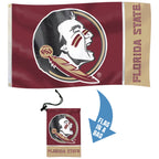 University Blanket & Flag Seminole Logo/Florida State 3x5 Flag in a Bag - Garnet