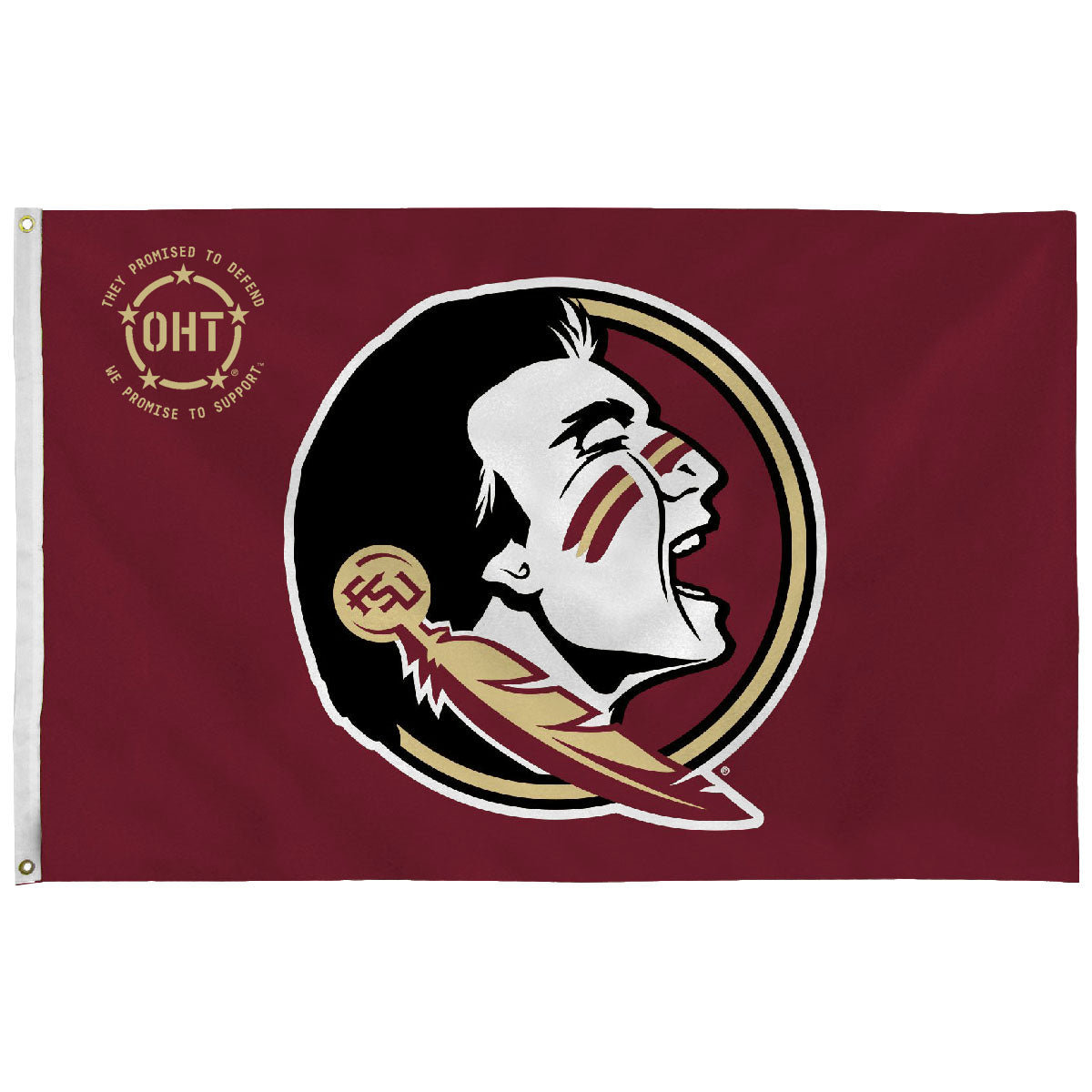 Sewing Concepts OHT Seminole Logo Design 3'x5' Flag - Garnet