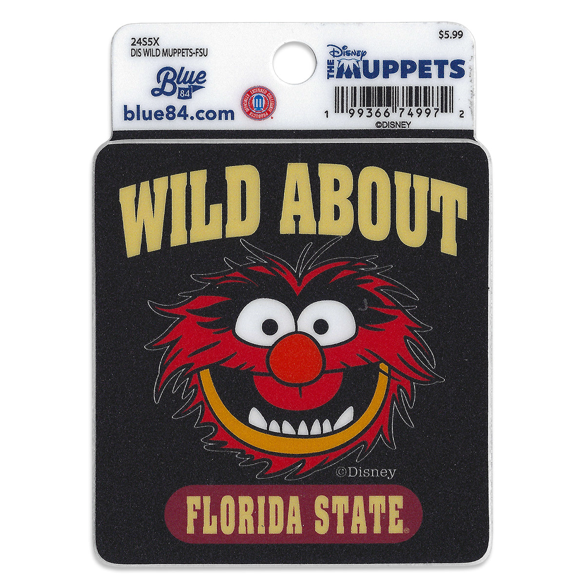Blue 84 Wild About Florida State Decal