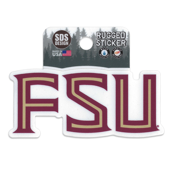 SDS FSU Rugged Decal – Garnet & Gold