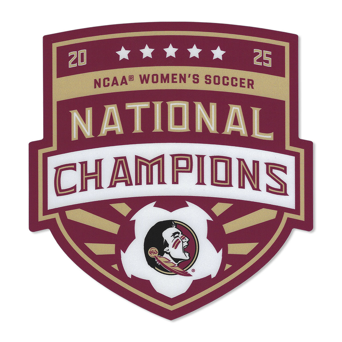 SDS 2025 Women's Soccer National Championship Logo Decal