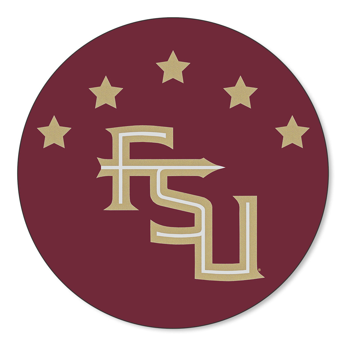 SDS Stacked FSU 5 Star Women's Soccer National Championship Magnet