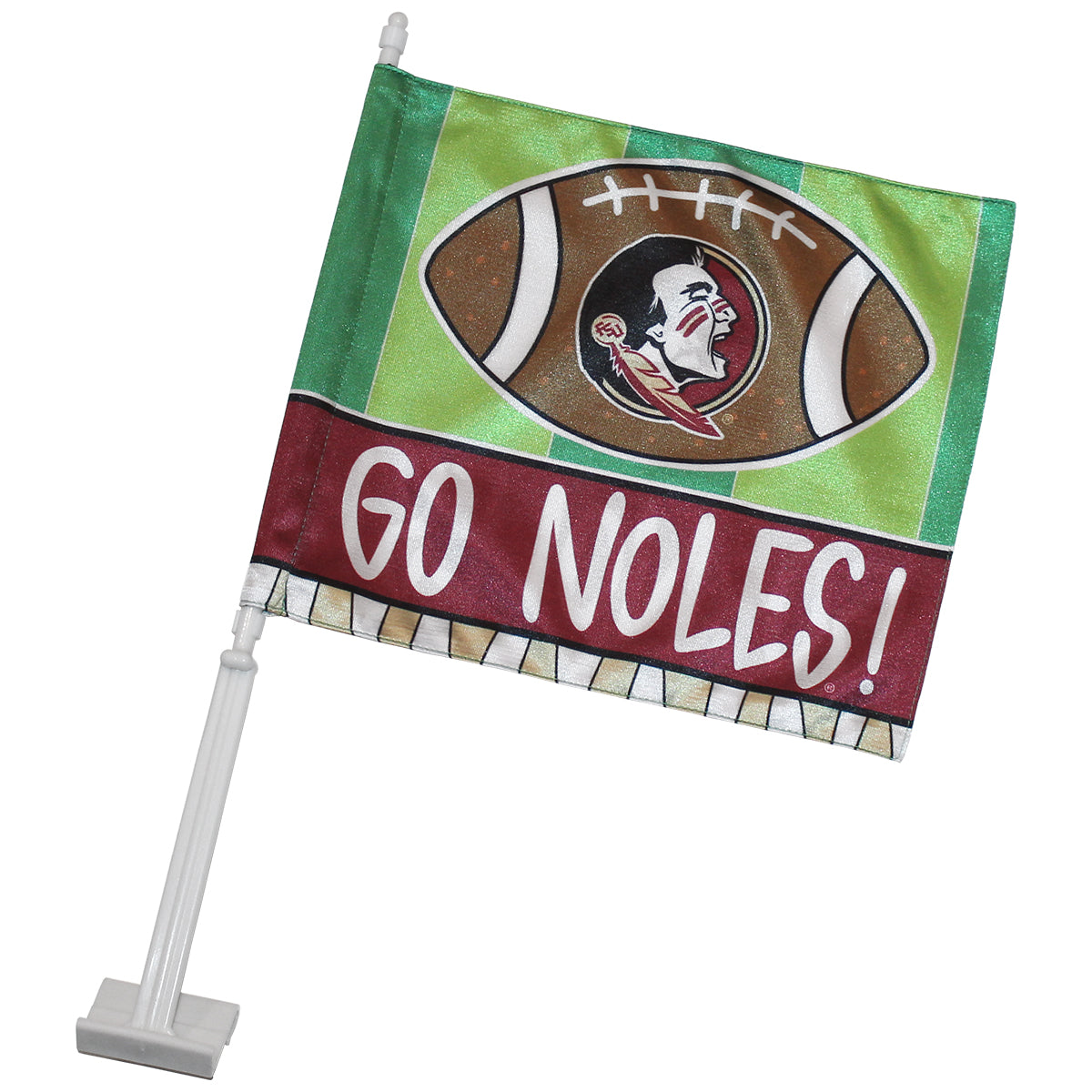 Magnolia Lane Football Go Noles Car Flag