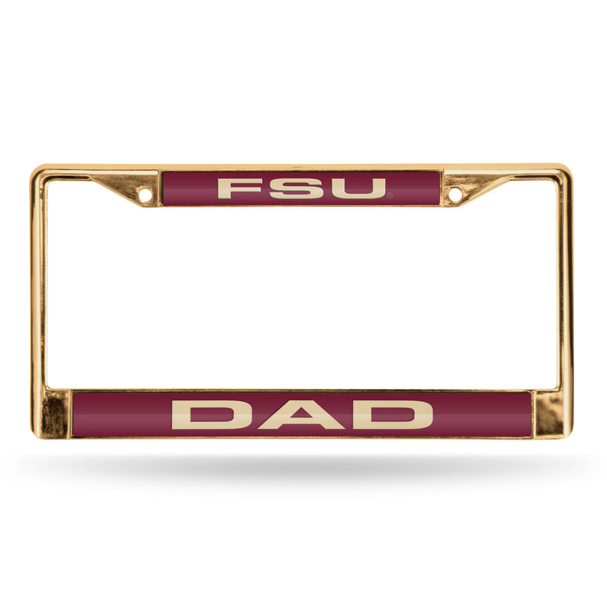 Rico FSU/Dad Mirrored Acrylic Tag Frame - Gold