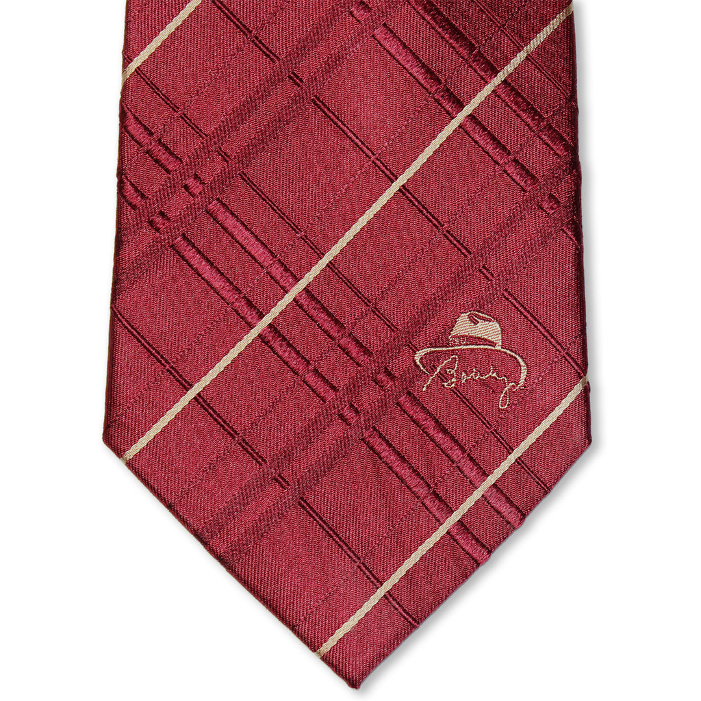 Eagles Wings Bowden Hat Logo Tie - Garnet