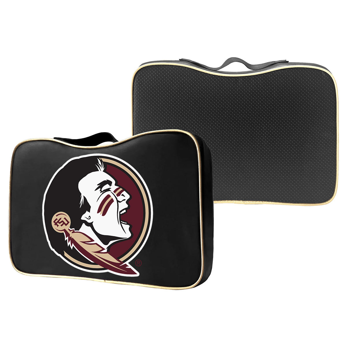 Logo Brands Seminole Logo Premium Bleacher Cushion - Black