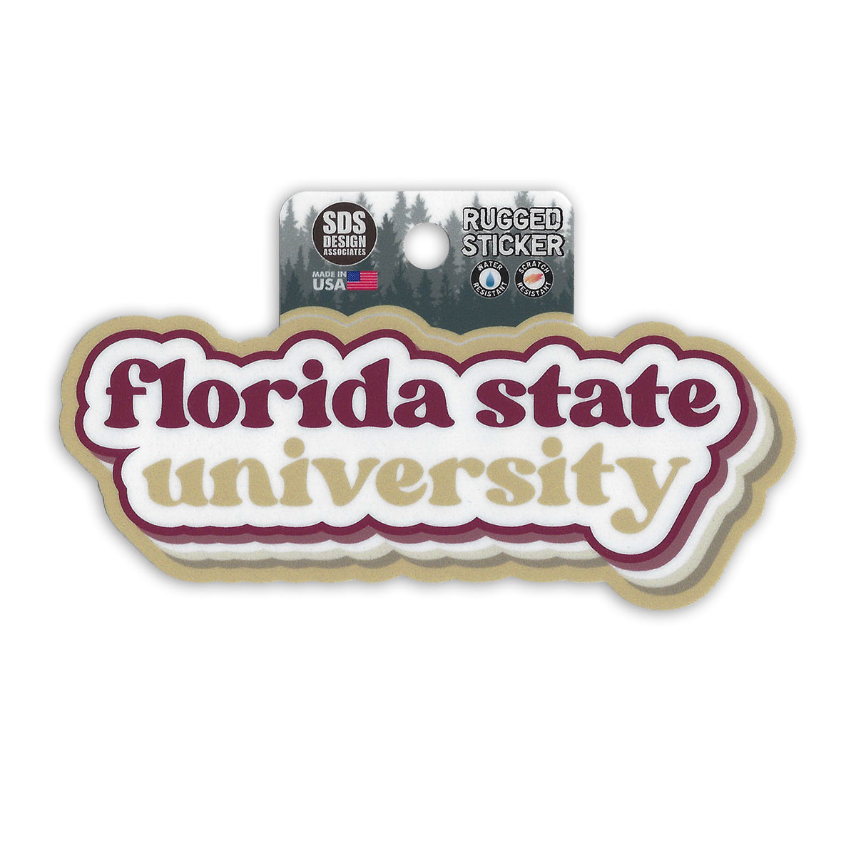 SDS Florida State University 5" Rugged Decal