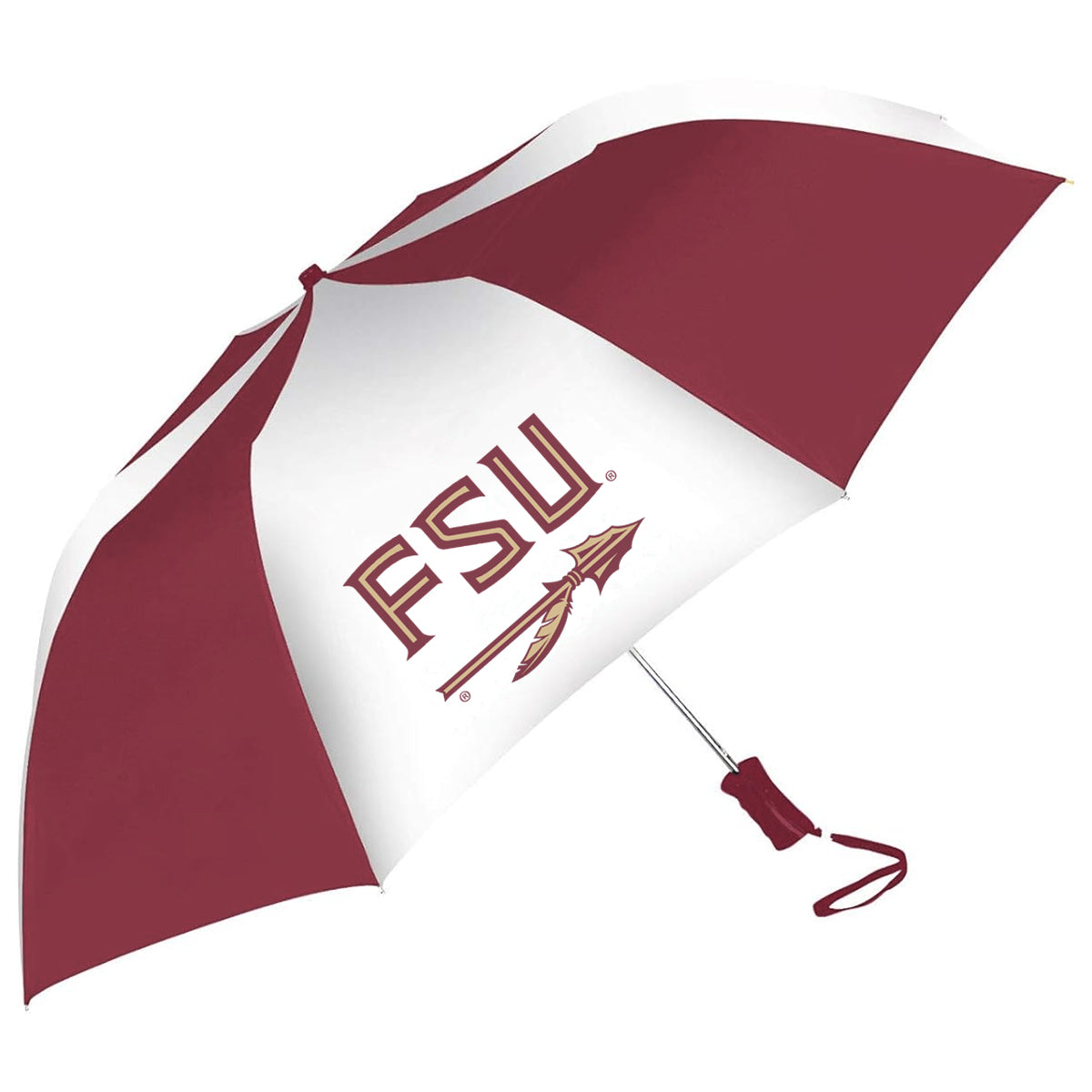 Storm Duds FSU Spear 48" Sport Umbrella - Garnet/White