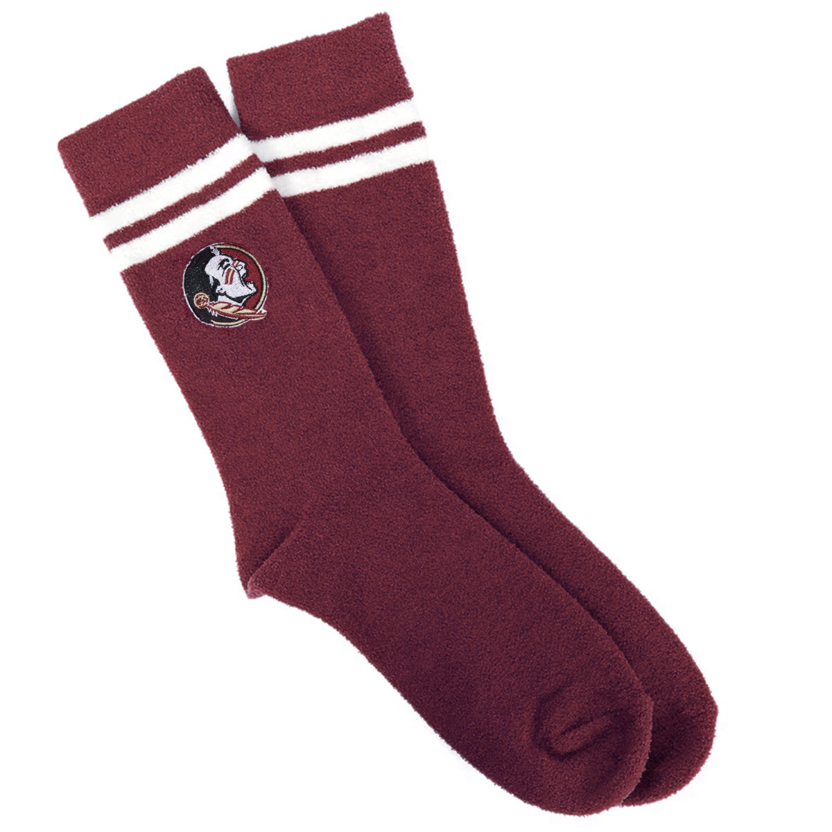 ZooZatz Women's Seminole Logo Plush Yarn Socks - Garnet