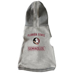Little Earth Pet Florida State Seminoles/Seminole Logo Hooded Fleece - Grey