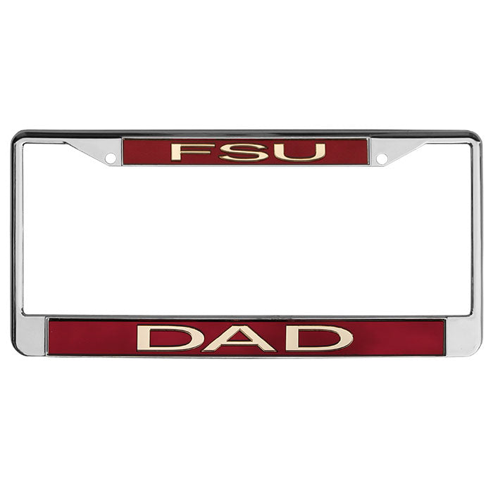 Rico FSU/Dad Mirrored Acrylic Tag Frame - Chrome