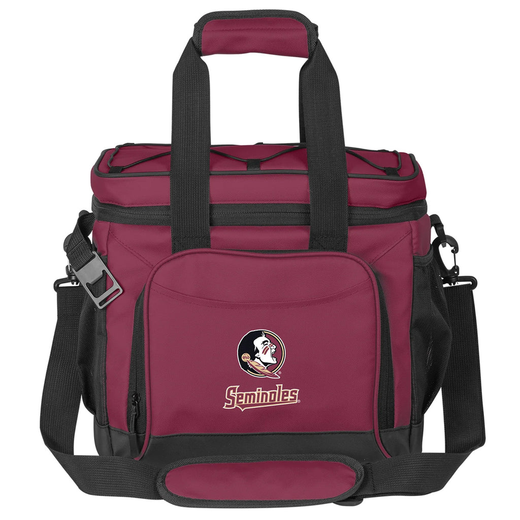 Logo Brands Seminole Logo/Seminoles 24 Can Flex Cooler - Garnet/Black