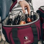 Logo Brands Seminole Logo/Seminoles 24 Can Flex Cooler - Garnet/Black