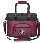 Logo Brands Seminole Logo 35 Can Flex Cooler - Garnet/Black