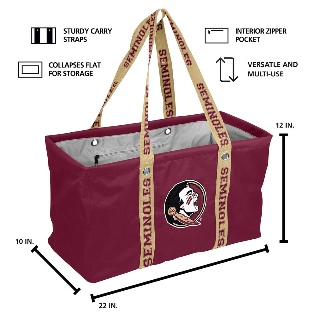 Logo Brands Seminole Logo Picnic Caddy - Garnet