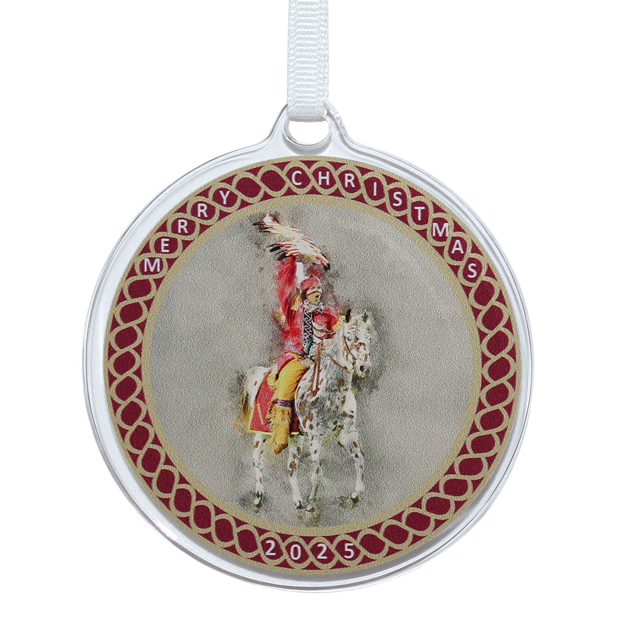 College Wall Art Osceola/Renegade Merry Christmas 2025 Acrylic Ornament