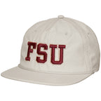 Legacy FSU Adjustable Flat Brim Surfer Cap - Linen