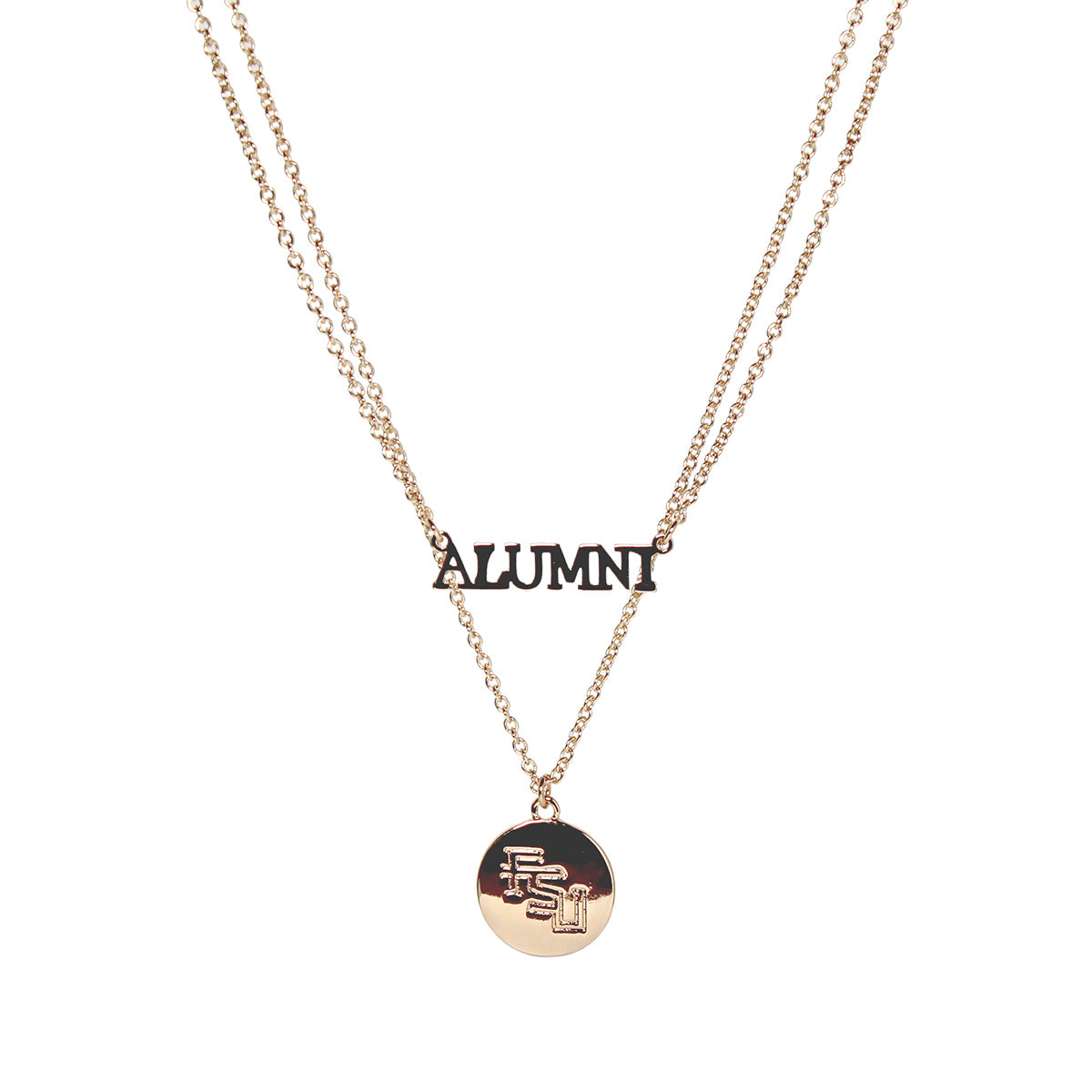 Emerson Street Alumni/Stacked FSU Pendants Necklace