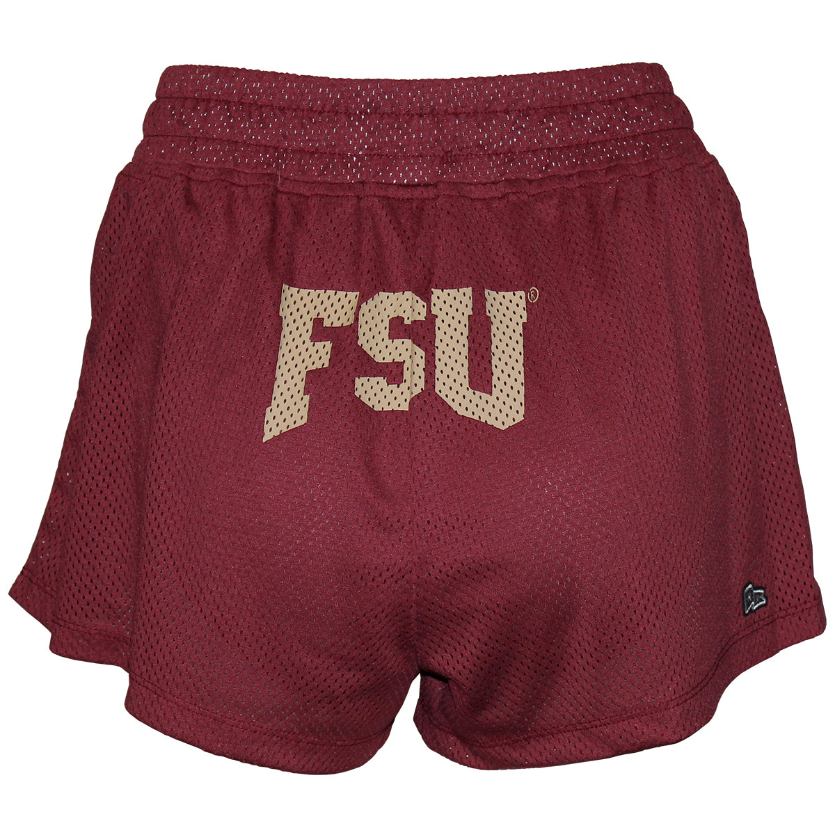 Hype & Vice Women's FSU Mesh Track Shorts - Garnet