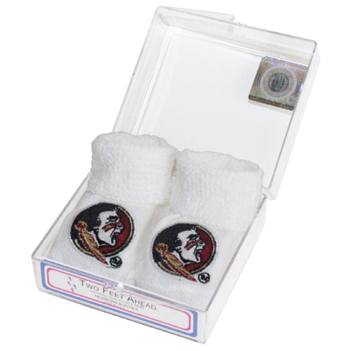 Atlanta Hosiery Gift Box Booties with Seminole Head