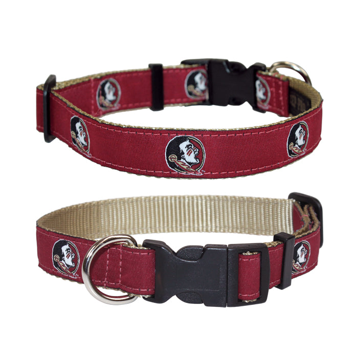Nylon Ribbon Seminole Chief Dog Collar by Zeppelin