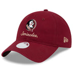 New Era 920 Women's Seminole Logo/Seminoles Adjustable Hat - Garnet