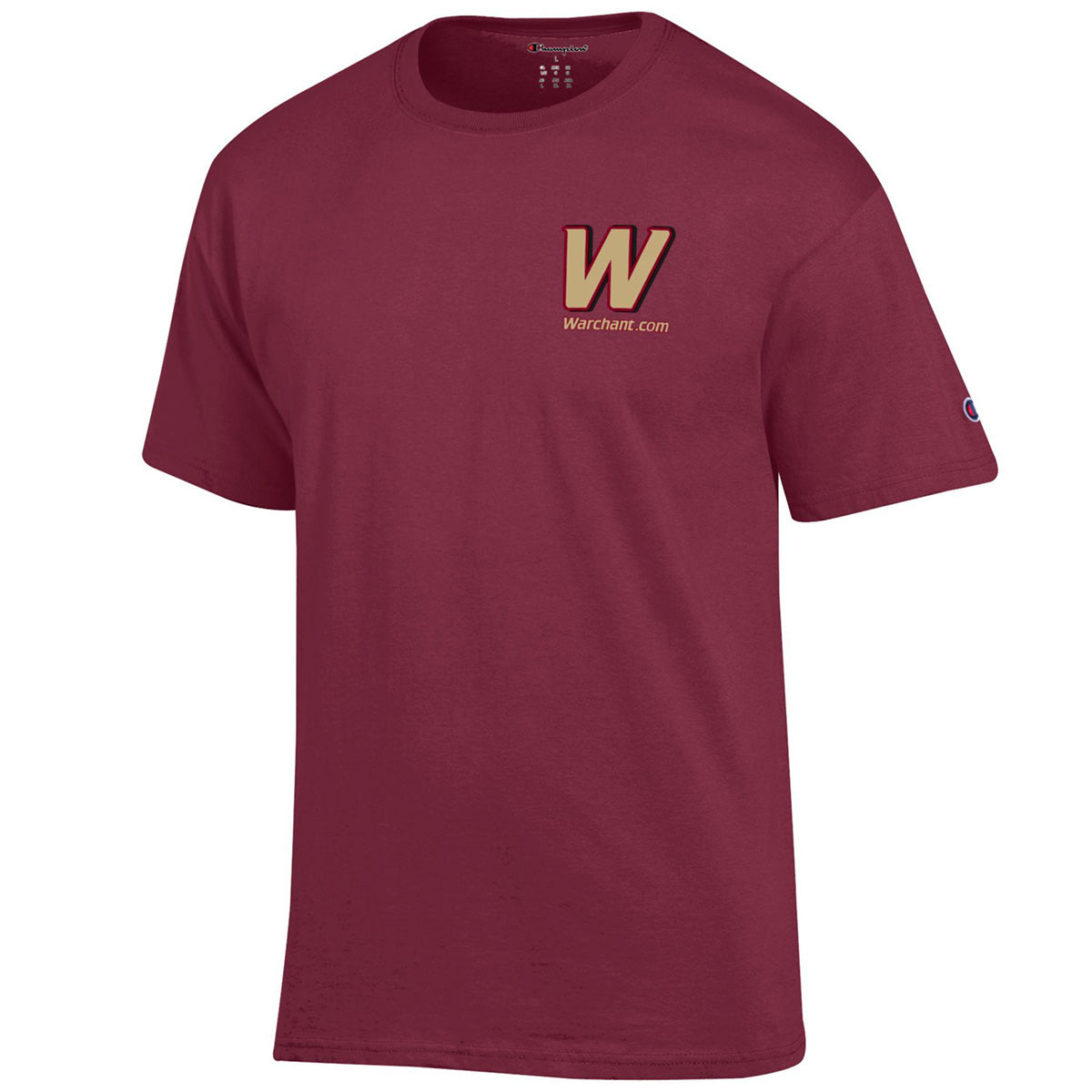 Champion Men's Warchant Logo Short Sleeve T-shirt - Garnet